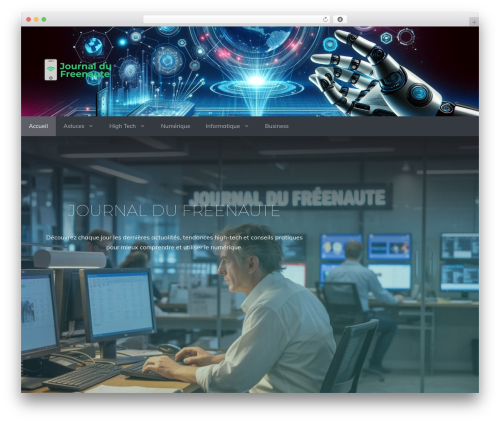 GeneratePress theme WordPress - journaldufreenaute.fr
