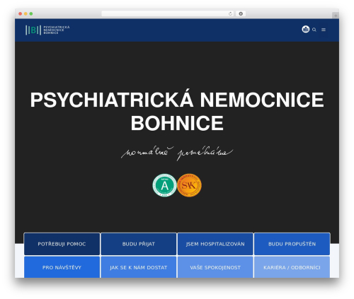 GeneratePress theme WordPress - bohnice.cz