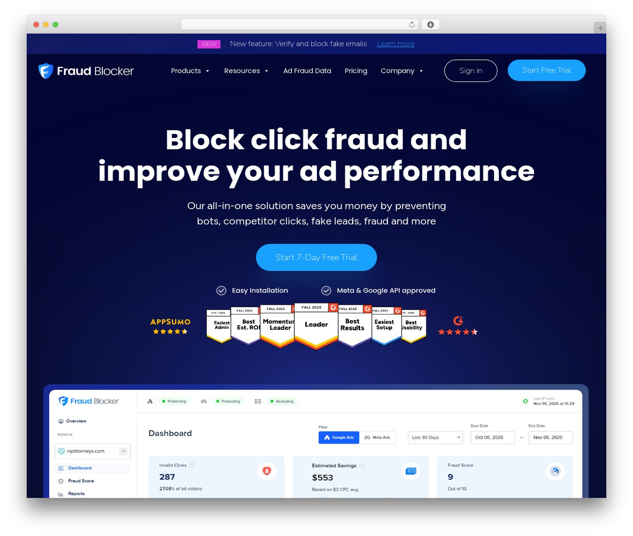 GeneratePress theme WordPress free - fraudblocker.com