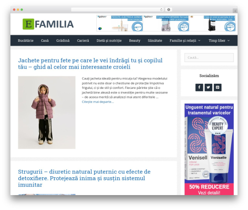 GeneratePress WordPress theme free - efamilia.ro