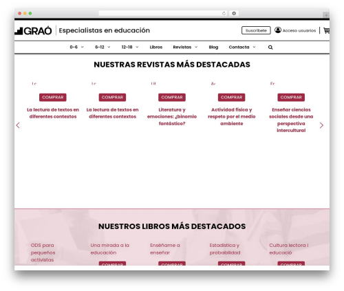 GeneratePress WordPress theme - grao.com