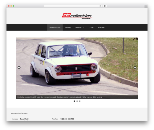 GeneratePress WordPress theme - s3collection.cz