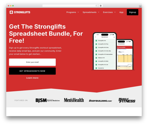 GeneratePress WordPress theme free download - stronglifts.com