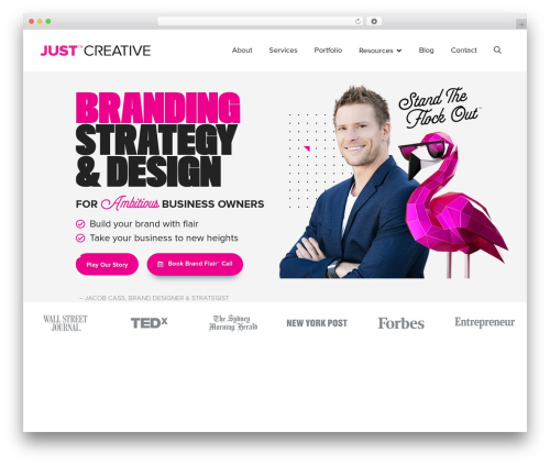 GeneratePress WordPress theme free download - justcreative.com