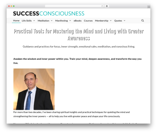 GeneratePress WordPress theme free download - successconsciousness.com