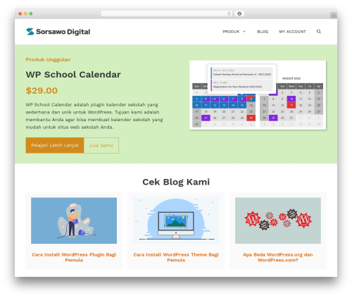 GeneratePress WordPress theme - sorsawo.com