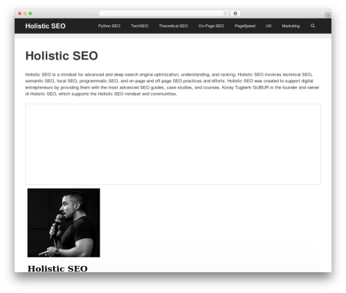 GeneratePress WordPress theme - holisticseo.digital
