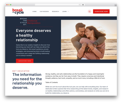 GeneratePress WordPress theme - breakthecycle.org
