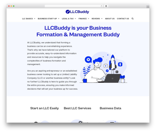 GeneratePress WordPress website theme - llcbuddy.com