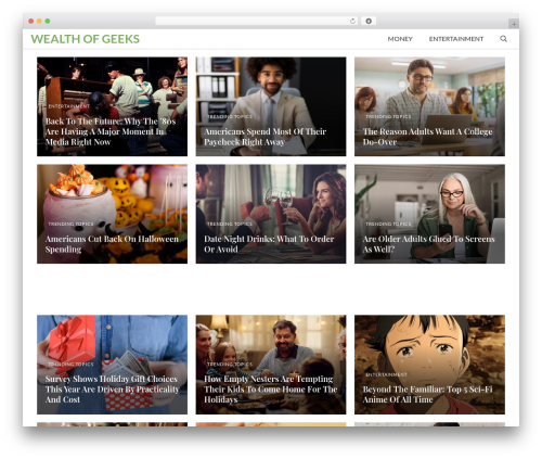 GeneratePress WP theme - wealthofgeeks.com
