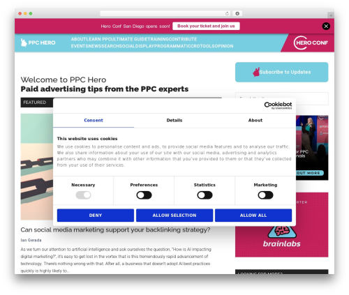 Genesis best WordPress magazine theme - ppchero.com