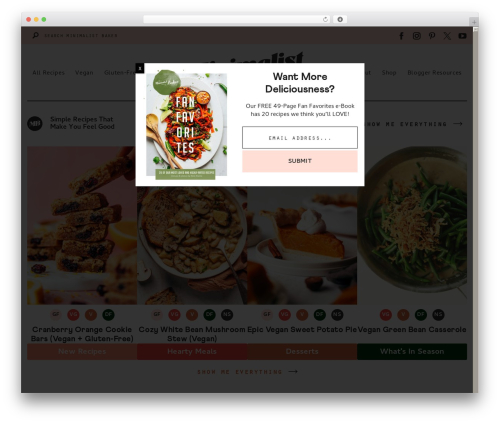 Smash Balloon Social Photo Feed (instagram-feed) free WordPress plugin - minimalistbaker.com