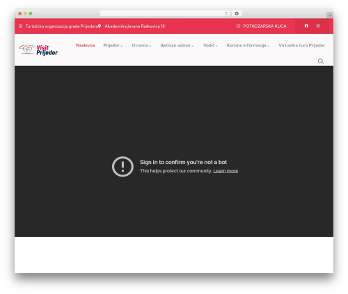 Gowilds WordPress theme - visitprijedor.com