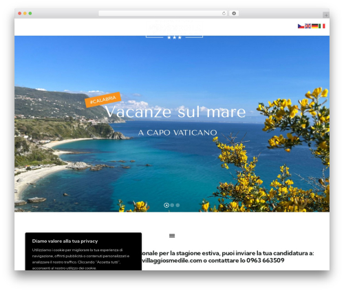 Gowilds WordPress theme design - villaggiosmedile.com