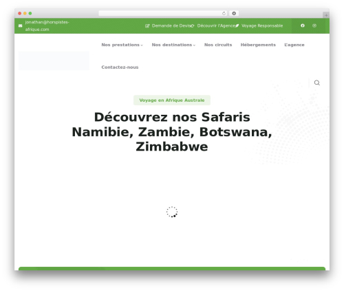 Gowilds WordPress theme - horspistes-afrique-australe.com