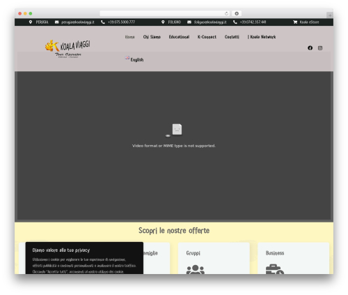 Gowilds WordPress theme - koalaviaggi.it