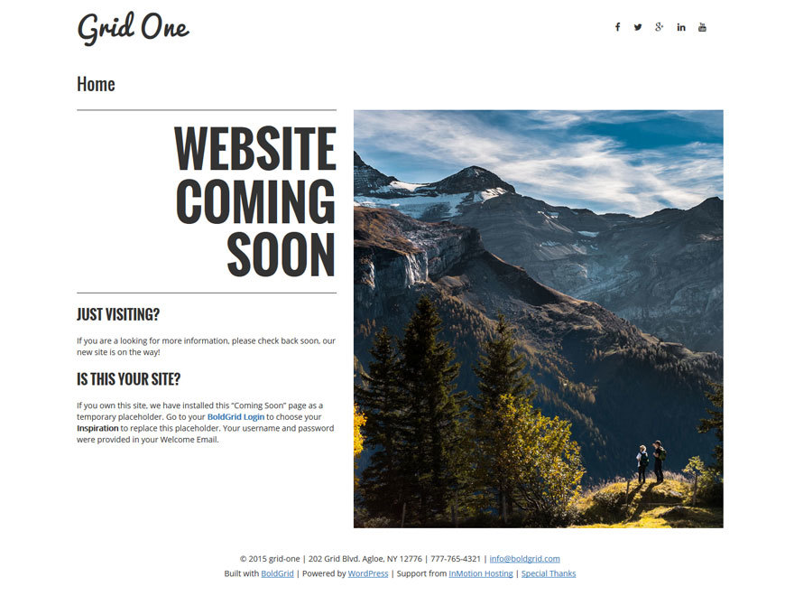 Grid One best WordPress theme