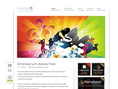 Habitat WordPress blog theme by Kriesi