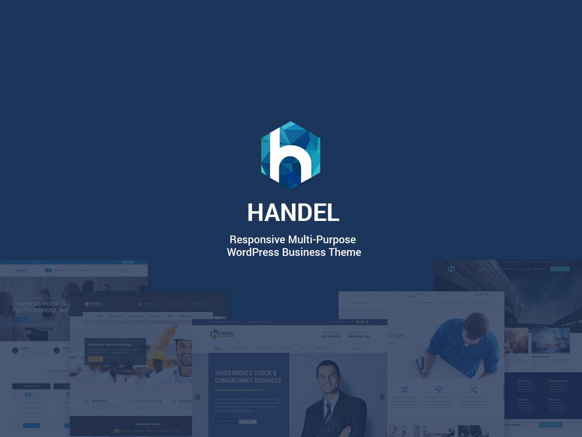 Handel WordPress theme for business