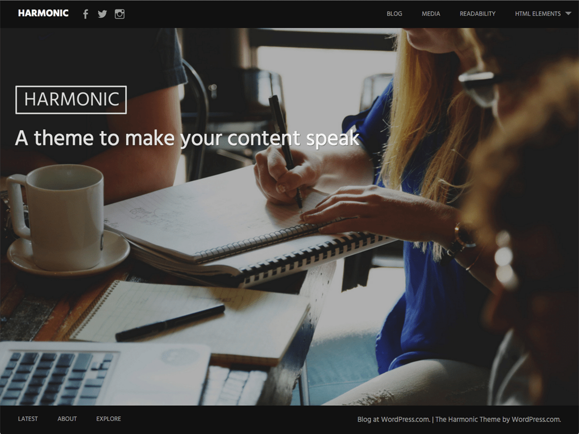 Harmonic Free WordPress Themes Download