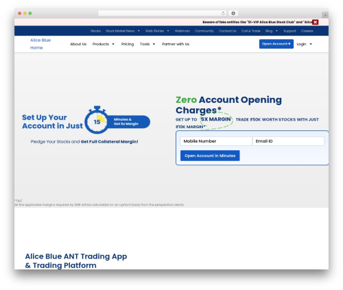 Hello Elementor best free WordPress theme - aliceblueonline.com