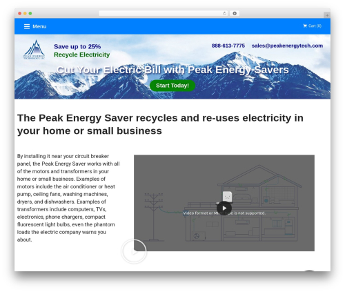 Hello Elementor free website theme - peakenergytech.com
