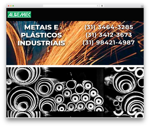 Hello Elementor free WordPress theme - albemec.com.br