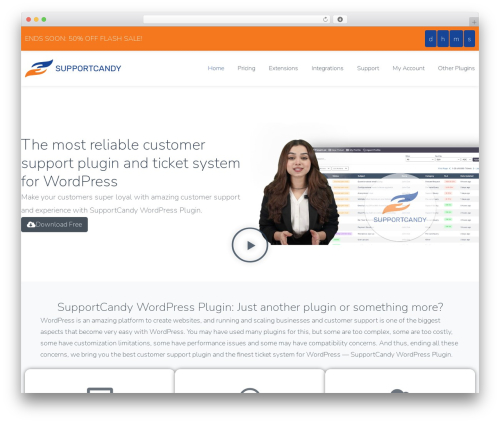 Hello Elementor top WordPress theme - supportcandy.net
