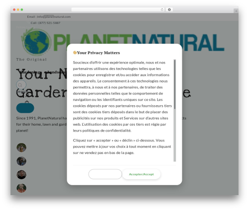 Hello Elementor WordPress theme - planetnatural.com