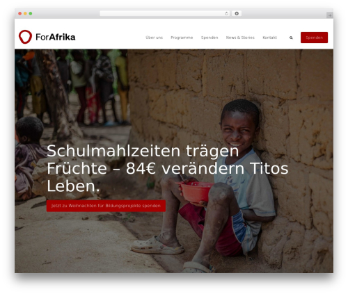 Hello Elementor WordPress theme - forafrika.de