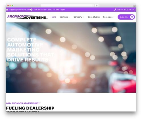 Hello Elementor WordPress theme - aronsonads.com