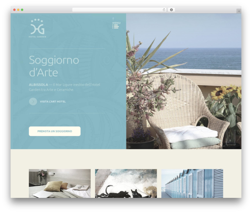 Hotel Garden WordPress hotel theme - hotelgardenalbissola.com
