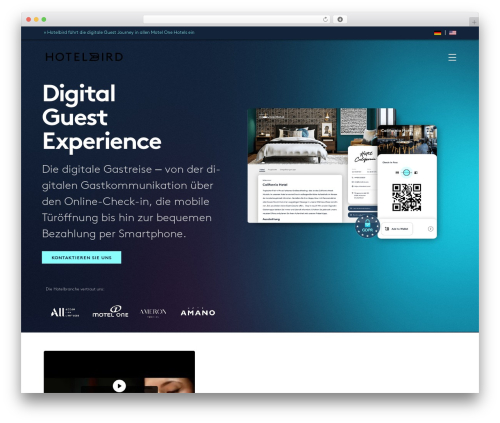 HotelBird Theme WordPress hotel theme - hotelbird.com