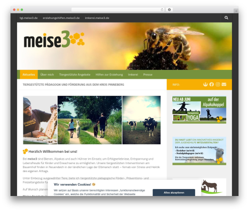 Hueman WordPress theme - meise3.de