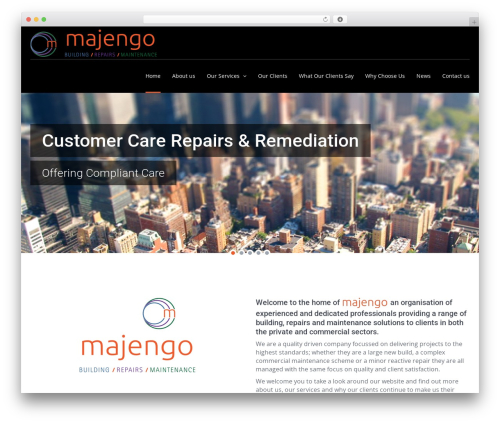 Jednotka WP theme - majengo.com