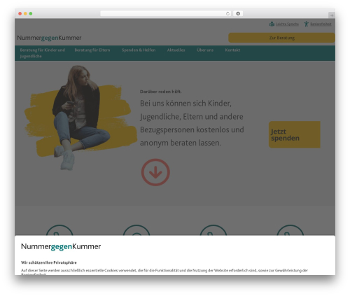 Kadence best free WordPress theme - nummergegenkummer.de