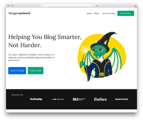 Kadence free WordPress theme - bloggingwizard.com