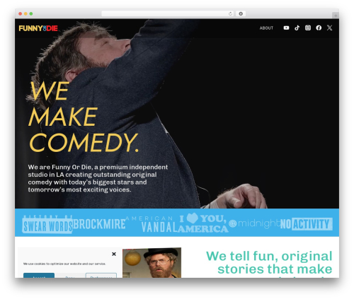 Kadence free WordPress theme - funnyordie.com