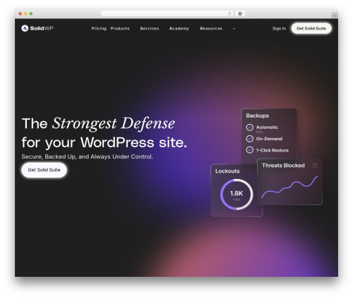 Kadence free WP theme - solidwp.com