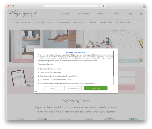 Kadence WordPress page theme - justagirlandherblog.com