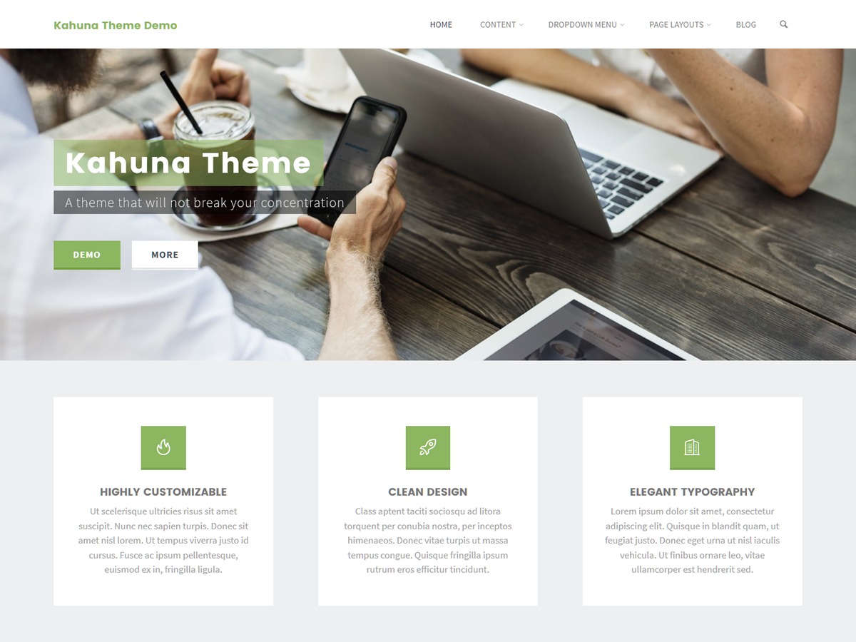 Kahuna WordPress ecommerce theme by Cryout Creations
