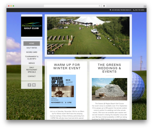 LemonChili best restaurant WordPress theme - reginabeachgolfclub.com