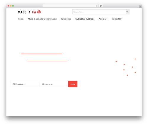 Made in CA WP theme - madeinca.ca