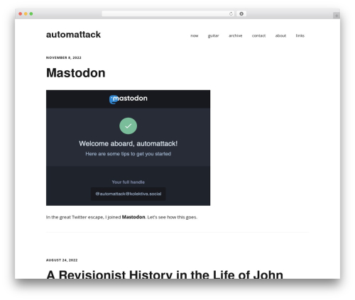 Make WordPress theme free download - automattack.net