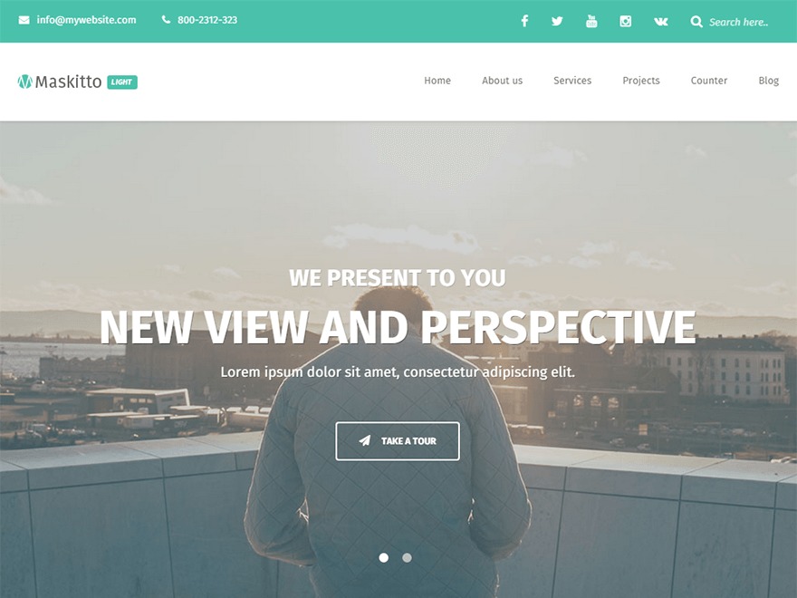 Maskitto Light Child WP theme