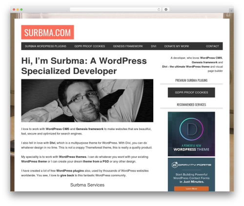 Divi Page Builder (divi-builder) WordPress plugin - surbma.com