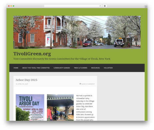 Motif theme WordPress - tivoligreen.org