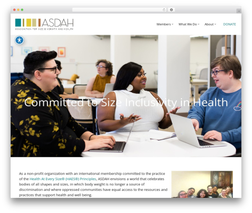 neve free WP theme - asdah.org