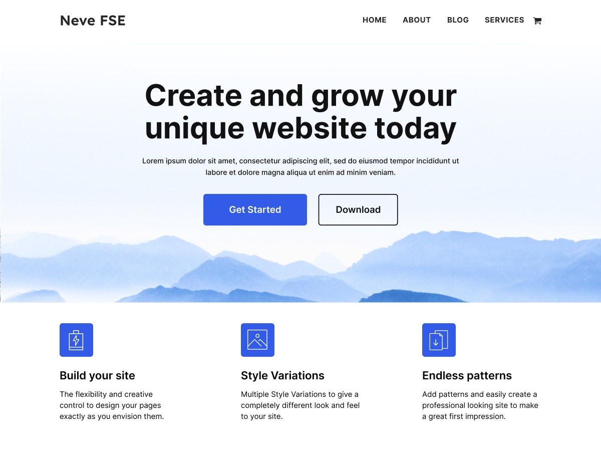Neve FSE WordPress ecommerce theme by ThemeIsle