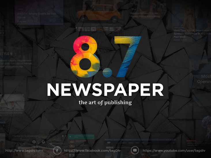 Newspaper WordPress news theme by tagDiv